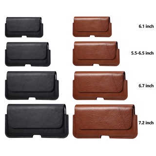 High Grade Leather Case Phone Cover Belt Bag for IPhone 13 12 Mini 11 Pro 7 8 Plus XR X for Samsung A70 S20 S21 S22 for