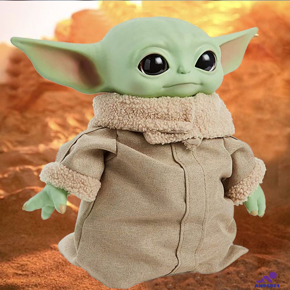 ตุ๊กตาฟิกเกอร์ Baby Yoda Star Wars Manroda Baby Yoda สําหรับเด็ก ampere