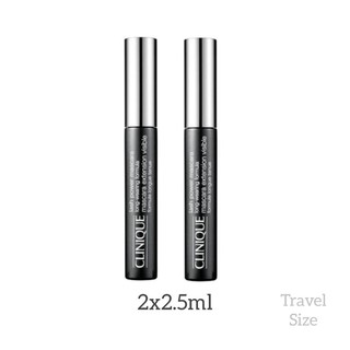 Clinique Lash Power Mascara #01 Black Onyx สูตรเพิ่มความงอนยาวเป็นพิเศษ ให้ขนตาดูเรียงตัวสวยเส้นต่อเส้น 2.5ml x 2ชิ้น