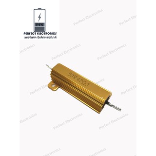 Rซิ้ง สีทอง มีทุกค่า Resistor 50W 1E - 1000E / 1K - 1000K รุ่นอย่างดี (ประกันสินค้า 1 เดือน) มีของพร้อมส่งในไทย