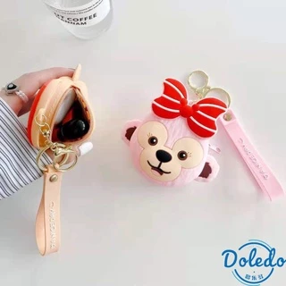 กระเป๋าใส่เหรียญและลิปสติกแบบมินิ ออกแบบเป็นรูปหมีน้ำตาล กันน้ำด้วยซิลิโคน สำหรับแฟนๆ มินเนี่ยนส์และมิกกี้เมาส์