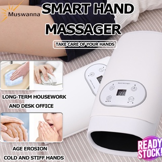 Ready Stock Cordless Electric Hand Massager Air Compression Finger Massager Heated Physiotherapy Equipment Palm AHXD