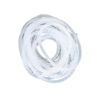 ไส้ไก่ พันสายไฟ เก็บสายไฟ รัดสายไฟ ELEKTRA NAPA 15 มม. 10 ม. สีขาว SPIRAL CABLE WRAP ELEKTRA NAPA 15MM 10M WHITE