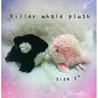 Orca whale plush 🌊ตุ๊กตาปลา ตุ๊กตาวาฬออก้า วาฬเพชฌฆาต