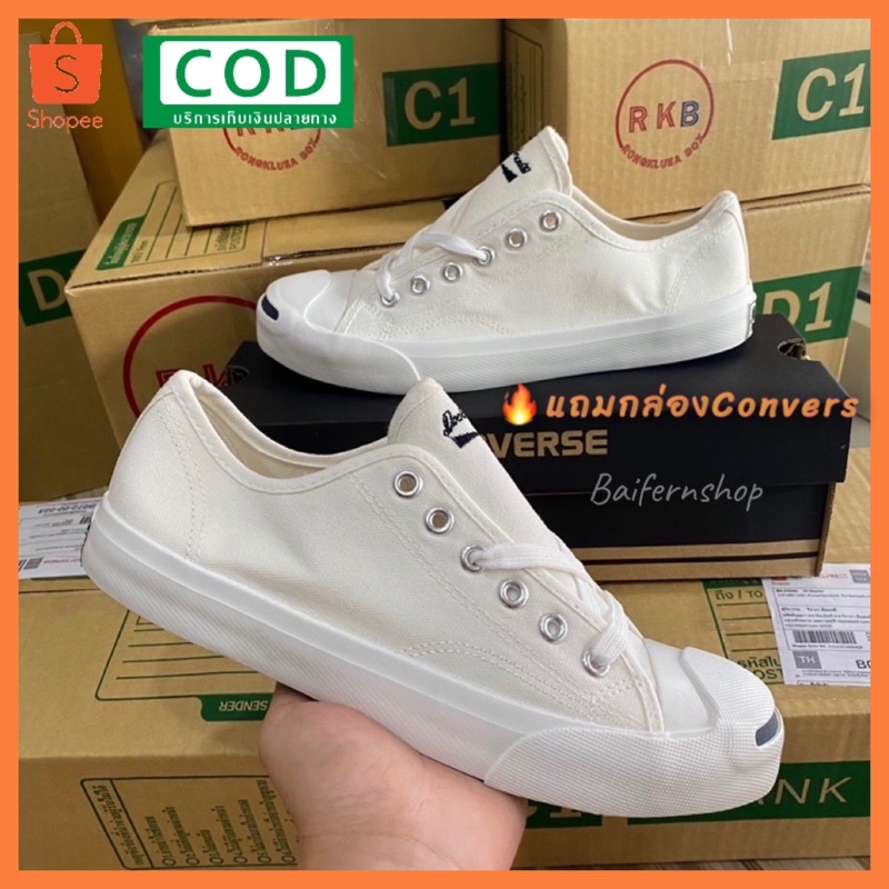 รองเท้าผ้าใบ converse jack purcell   รองเท้าสำหรับชาย 36-44 ราคา ถูกที่สุด ดีลบีเคเค รูปภาพหลัก