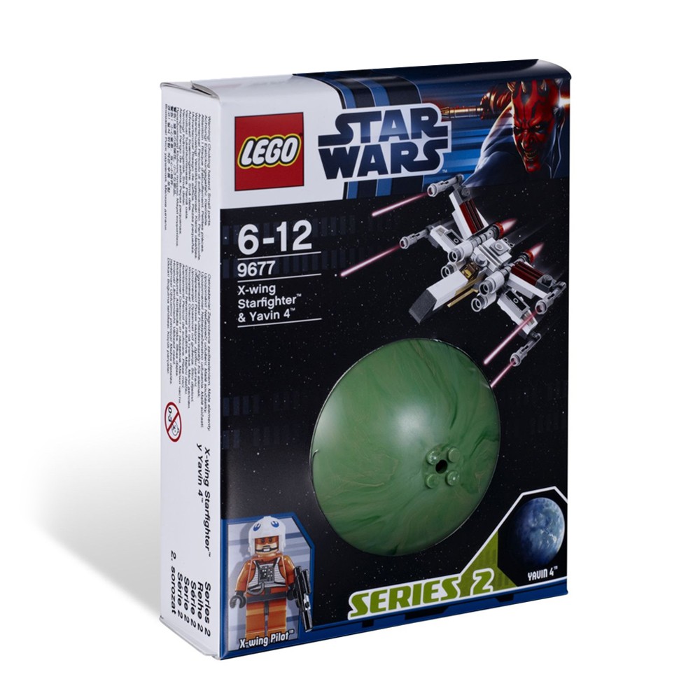 9677 : LEGO Star Wars Planets Series 2 X-wing Starfighter & Yavin 4