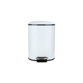 ถังขยะเหยียบกลม MILD 12L ขาว SOFT CLOSE | ACCO | SK18022B-004-WH ถังขยะภายใน ถังขยะภายใน Easy Kitchen ถังขยะเหยียบกลม MI