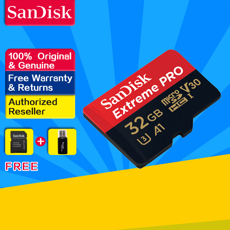 100% High Quality 32GB Extreme Pro Memory Card U3 Micro SD Card 100MB/s SDcard