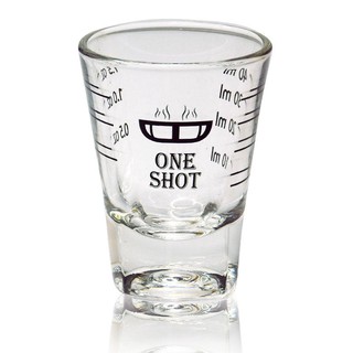 แก้วดีลิซิโอ้ One shot สเกลสีดำ 1610-050 (เซต 3 ใบ)