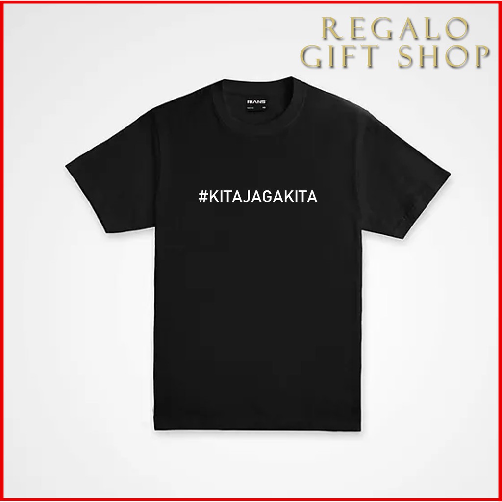 เสื้อยืดผ้าฝ้าย Hashtag Kita Jaga Kita