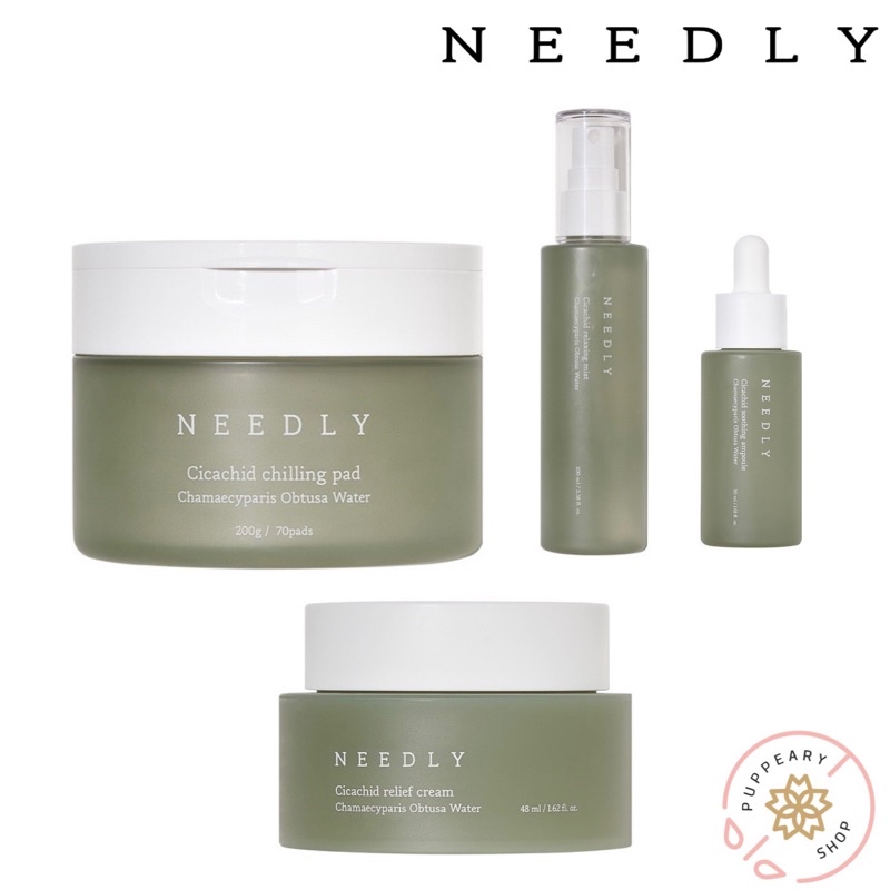 (แท้/พร้อมส่งฉลากไทย) NEEDLY CICACHID CHILLING PAD / SOOTHING AMPOULE / RELIEF CREAM / RELAXING MIST