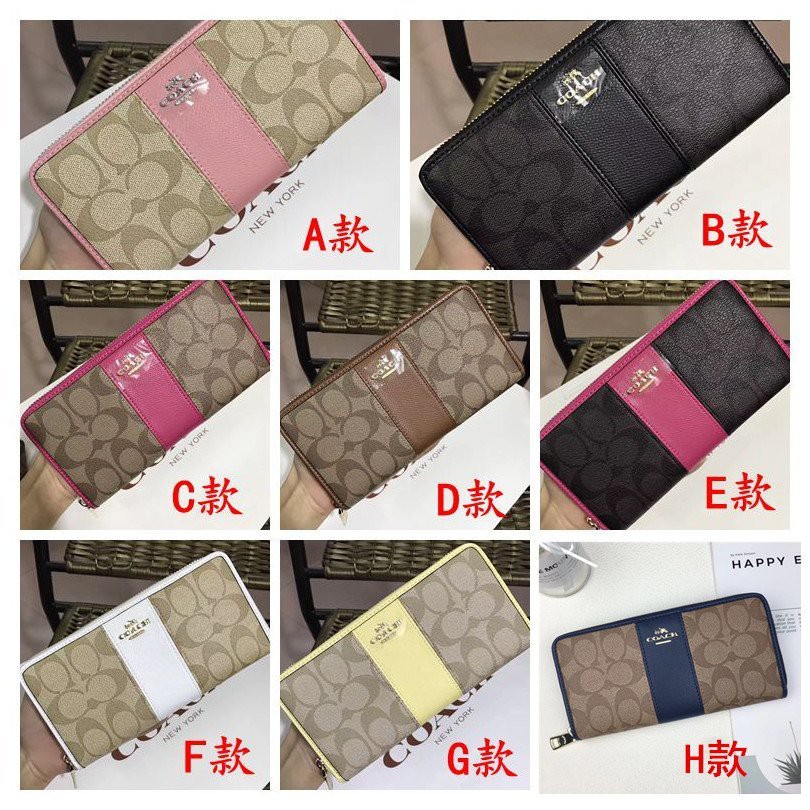 [PC] New York OUT Store COACH 52859 ผู้หญิงยาวคลิปซิปสไตล์กระเป๋าถือแบบ ...