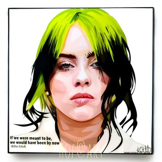 Billie Eilish #2 บิลลี่ ไอลิช นักร้อง รูปภาพ​ติดผนัง pop art กรอบรูป แต่งบ้าน ของขวัญ รูปภาพ