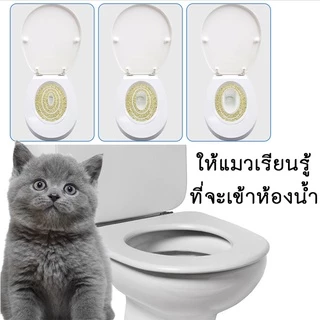 AL-086 CitiKitty อุปกรณ์ฝึกแมวขับถ่ายให้เป็นที่ ชุดฝึกแมวเข้าห้องน้ำ กระบะทรายแมว ฝึกได้ทุกวัย 🔥 พร้อมส่ง 🔥