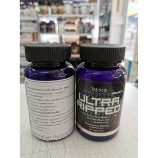 **EXP.2025**Ultimate Nutrition Ultra Ripped Ephedra Free 90 Capsules อาหารเสริมหลังการออกกำลังกายเพื่อฟื้นฟู USA