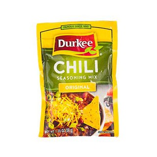 เดอร์กี้ผงปรุงรสพริก 50 กรัม/Durkee Chili Seasoning Mix 50g