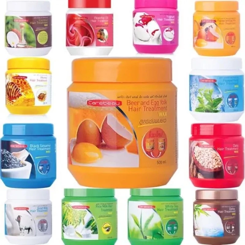 ทรีทเม้นท์Carebeau แคร์บิว ทรีทเม้นท์หมักผม เบียร์+ไข่แดง,มะพร้าว,โยเกิร์ต และอื่นๆ