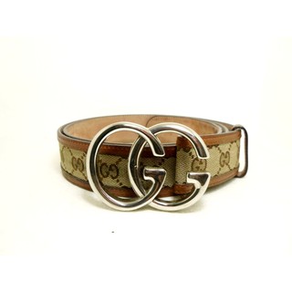 เข็มขัด Gucci imprime belt sz 115 46 มือ 2 ของแท้