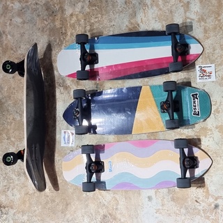 [🚚พร้อมส่ง]🛹Surf skate เซิร์ฟสเก็ต ขนาด 30" ล้อ65mm เปิดหน้าแล้ว ทรัคCX4 แผ่นเคิฟเยอะ เล่นง่าย สเนปดี