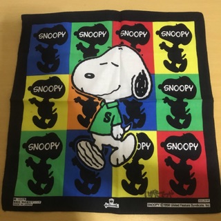 ผ้าเช็ดหน้า ลายการ์ตูน สนูปปี้ snoopy