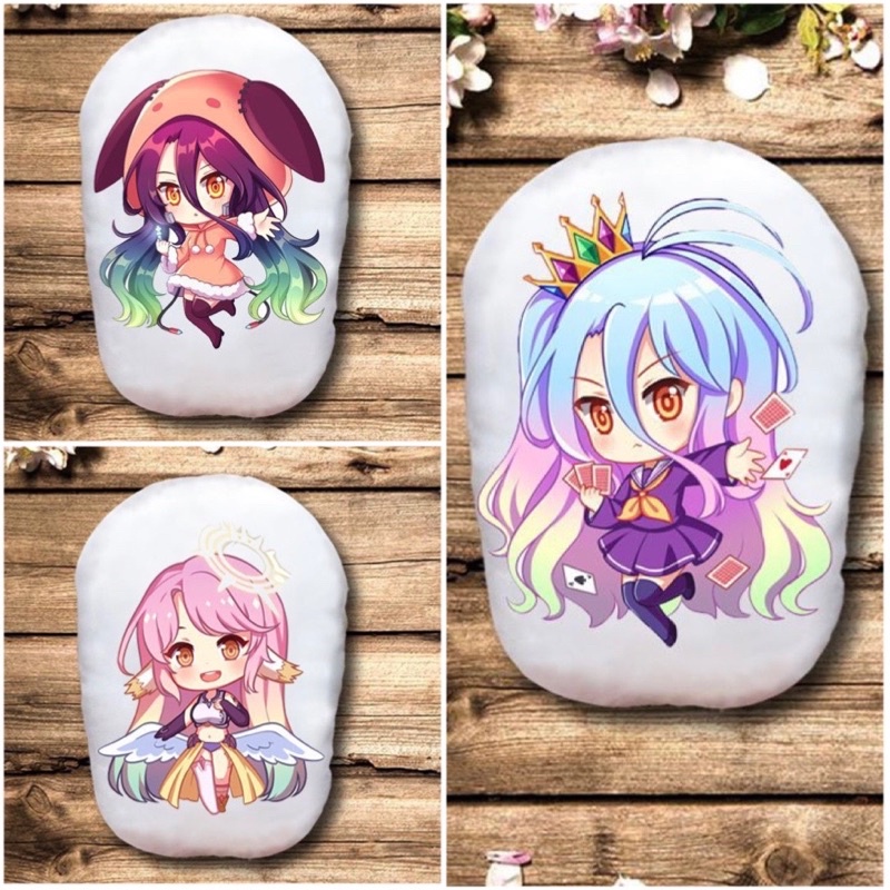 Nogame no life Schwi ตุ๊กตาหมี /No หมอนอนิเมะ Game No Life