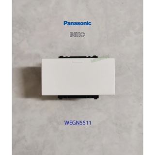 Panasonic INITIO WEGN5511 ชุดสวิทซ์ทางเดียวขนาดใหญ่ สีขาว