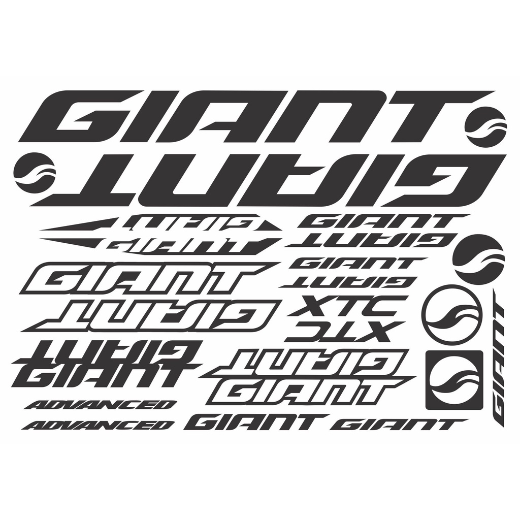 Giant XTC สติกเกอร์ไวนิล ลายโลโก้ สําหรับติดตกแต่งรถจักรยานเสือภูเขา 23 ชิ้น