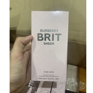 BURBERRY  BRIT SHEER  EDT 100ml (เช็คสต้อคก่อนทำรายการนะคะ)