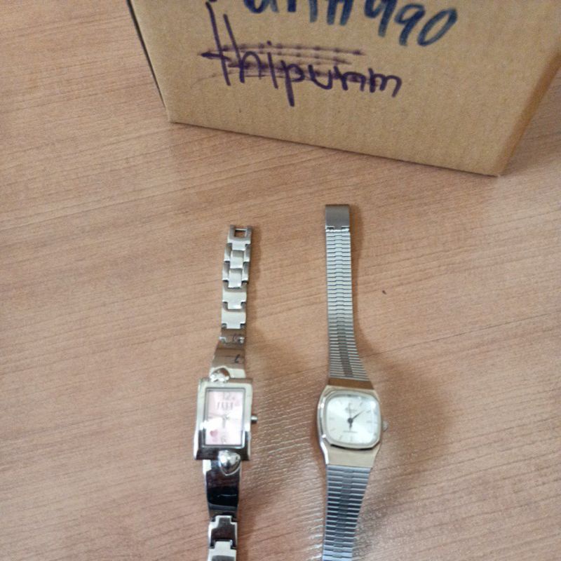 นาฬิกาแบรนด์เนมelleและนาฬิกาแบรนด์เนมญี่ปุ่นของแท้มือสองสำหรับการไลฟ์สดของน้องnan11990