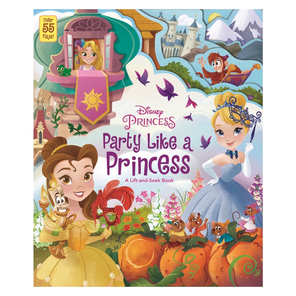 Disney Princess Party Like a Princess (ยกแผ่นพับดิสนีย์) หนังสือบอร์ด