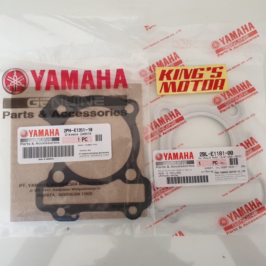 SEHER BLOCK GASKET, FREEGO HEAD BLOCK GASKET MIO GEAR 125. 2PH-2BL