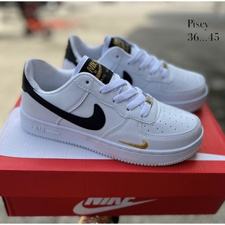 Nike air force 1 รองเท้าผ้าใบผูกเชือก