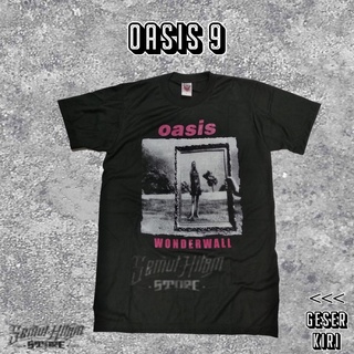 เสื้อยืดผ้าฝ้ายพิมพ์ลายแฟชั่น Oasis WONDERWALL เสื้อยืด สร้างวงดนตรีร็อค Rebel Heaven Hell