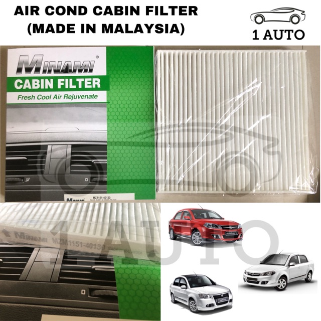 MINAMI AIR COND CABIN FILTER PROTON SAGA BLM FL FLX FLX SE 1.3 1.6
