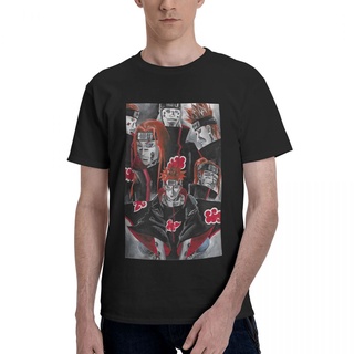 [S-5XL]Bandai เสื้อยืดแขนสั้น พิมพ์ลายอนิเมะ Naruto Six Paths Of Pain Lords สําหรับผู้ชาย 552730