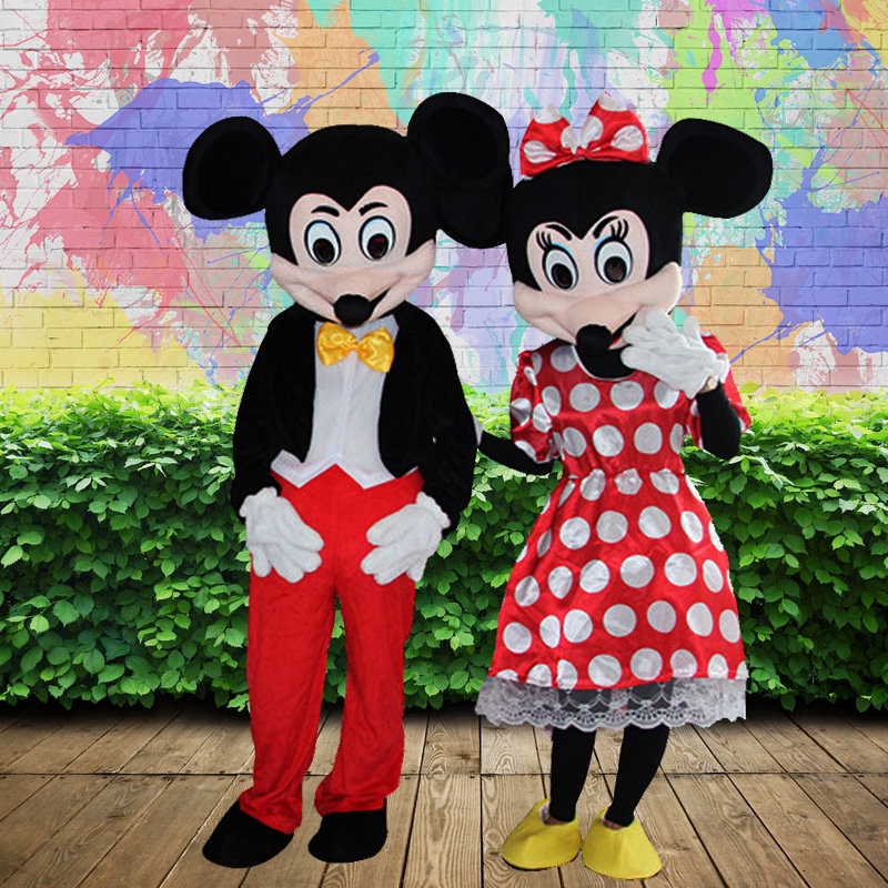 Mickey and Minnie Mascots Costumes Costumes for the Adult Mickey Mouse