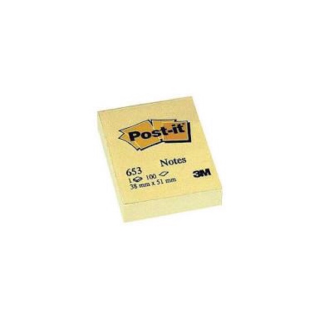 Post It 653 Yellow Notes 3M