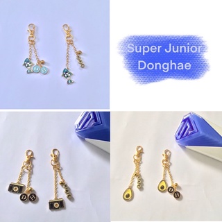 พวงกุญแจ จี้รูป Super Junior Donghae Enamel