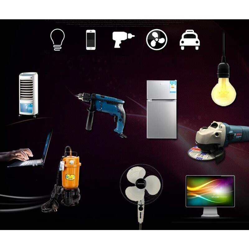 อินเวอร์เตอร์ 1600W 12V/24V SUOER Inverter 12v/24c ออก 220v หม้อแลงไฟรถยนต์เป็นไฟบ้าน ประเภท pure sine wave จะเหมือน คลื - รูปที่ 5