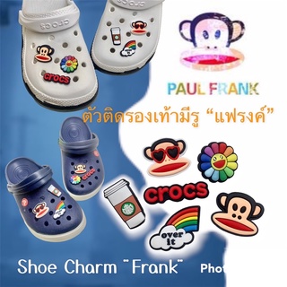 JBSet JB ตัวติดรองเท้ามีรู”แฟรงค์” 6ชิ้น 🌈👠ShoeCharm “Frank” 6pics.  น่ารักสไตล์แฟรงค์ แฟรงค์ แบบเกร๋ๆ อินเทรนสุด