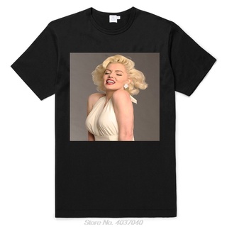 เสื้อยืดผ้าฝ้ายพรีเมี่ยม เสื้อยืด พิมพ์ลาย Marilyn Monroe สไตล์ฮาราจูกุ สําหรับผู้ชาย