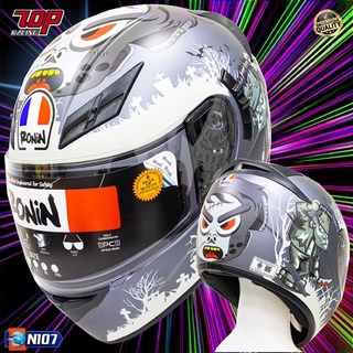 หมวกกันน็อค มีแว่น RONIN N SERIES : N107 (SIZE: L / 58-60 CM. )