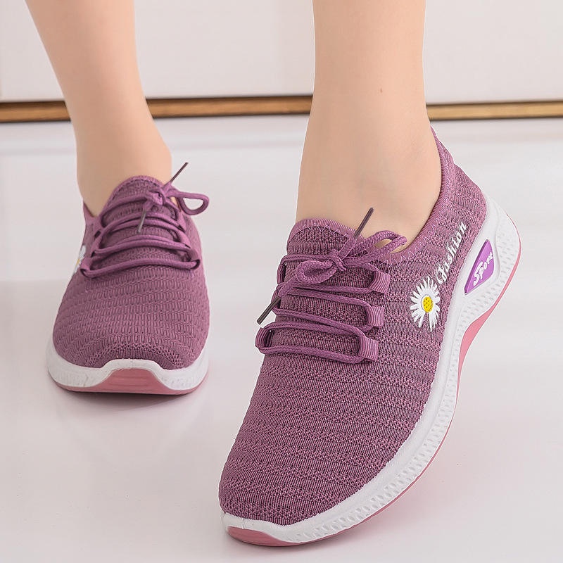 Shoes Studios รองเท้าผ้าใบหวานๆจัดเต็มกับดอกเดซี่ สไตล์คุณหนูมี 3 สีให้เลือกซื้อ โดนใจแน่นอน