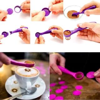 Electric Magic Spice Spoon Food Decorating Tools 15 Different Images Decor Coffee Cake Foods Piping Spoons