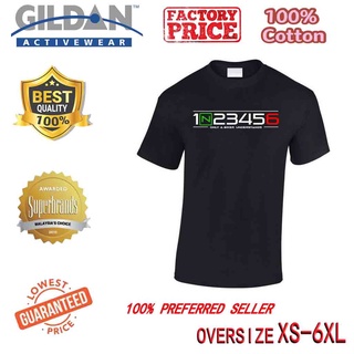 GILDAN เสื้อยืดผ้าฝ้ายพิมพ์ลายเลือดขนาดใหญ่ท็อปส์สําหรับผู้ชาย Xs-6Xl