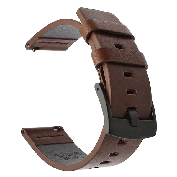 สายนาฬิกาข้อมือหนัง ปลดเร็ว 20 มม. 22 มม. สําหรับ Samsung Galaxy watch 5 5 Pro 45 มม. Watch4 3 Active2 40 44 มม. huawei watch gt 2 WatchBand 18 24 มม.