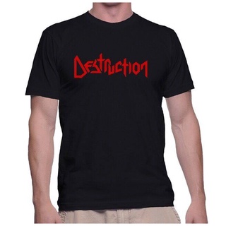 เสื้อยืด พิมพ์ลาย Destruction Speed Thrash Death Metal สีดํา ขายดีS-5XL