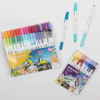 Monami live color water based twin marker set I ชุดปากกาสีน้ำ