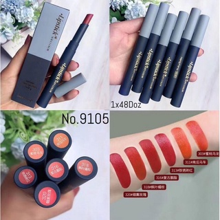 9105 พร้อมส่ง 💋 ลิป อัลทิแมท ลิปแมท ผสมเบลอลิ่งเจล เนียนกว่าใช้ฟิลเตอร์ 1.7g.Heng Fang Lipstick Soft Color 💋