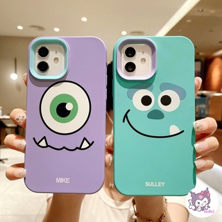 🌈Casing🌸 เคสโทรศัพท์มือถือ ป้องกันเลนส์ ลายมอนสเตอร์หน้ายิ้ม แฟชั่น สําหรับ Compatible For iPhone 14 13 12 11 Pro Max 7 8 Plus SE 2020 X XR Xs Max